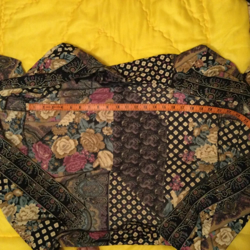 Boho Style Unique Mix of Patterns & color, Kimono Style Cover Up jacket - Picture 6 of 7